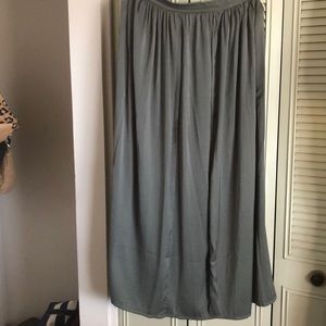 BUNDLE 3=$20 Army Green Maxi Skirt